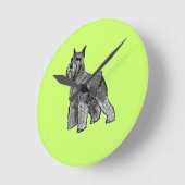 Schnauzer Ronde Klok (Hoek)