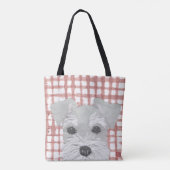 Schnauzer, Salt en Pepper, Modern Tote Bag (Achterkant)