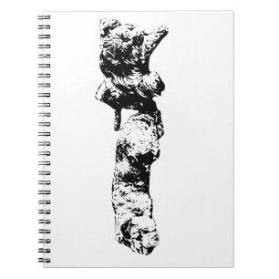 Schnauzer schetsboek – Black & White Mini Duo Notitieboek