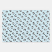 Schnauzer Schilderen Miniatuur Uncropped Pet Dog A Inpakpapier Vel (Voorkant)