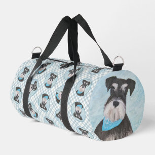 Schnauzer Schilderen Miniatuur Uncropped Pet Dog A Plunjezak