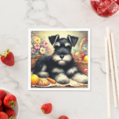  Schnauzer Schilderen Servet (Insitu)