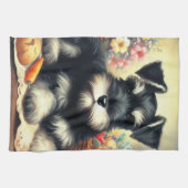  Schnauzer Schilderen Theedoek (Horizontaal)