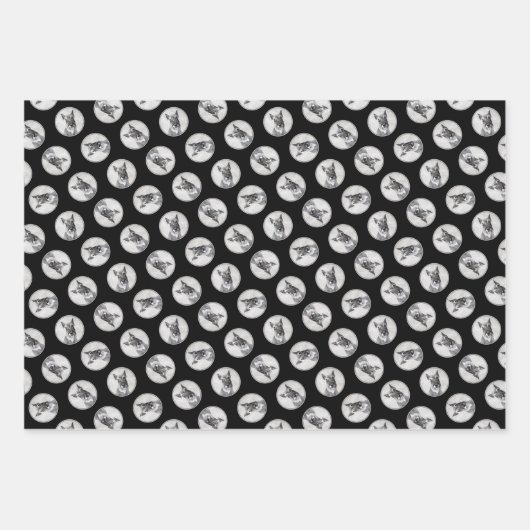 Schnauzer Schilderij Giant bijgesneden originele h Inpakpapier Vel (Voorkant 3)