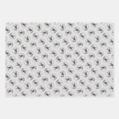 Schnauzer Schilderij Giant bijgesneden originele h Inpakpapier Vel (Voorkant)