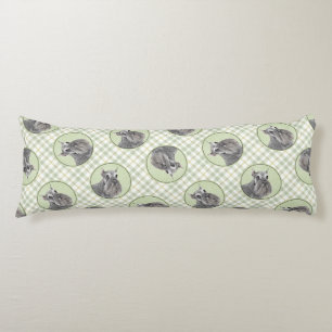 Schnauzer Schilderij Giant Standard Cropped Dog Ar Lichaamskussen