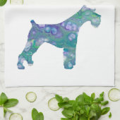 Schnauzer, Schnauzer Gifts, Schnauzer Theedoek (Gevouwen)