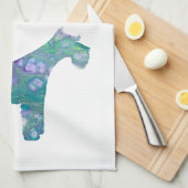 Schnauzer, Schnauzer Gifts, Schnauzer Theedoek (Quarter Fold)