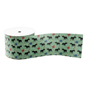 Schnauzer Shadow Grosgrain Lint