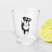 Schnauzer Shot Glas (Voorkant)