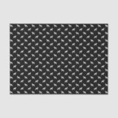 Schnauzer-silhouette-hondenpapier Tissuepapier (Voorkant)