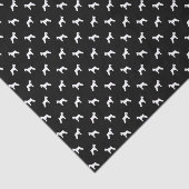 Schnauzer-silhouette-hondenpapier Tissuepapier (Detail)