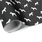 Schnauzer-silhouette inpakpapier (Rol Hoek)