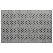 Schnauzer Silhouettes Grey and Black Patterned Stof (Yard (91,4 cm))