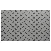 Schnauzer Silhouettes Grey and Black Patterned Stof (Fat Quarter)