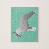 Schnauzer-Sjablonen klaar om aan te passen Legpuzzel (Verticaal)