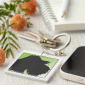 Schnauzer Sleutelhanger (Voorkant Rechts)