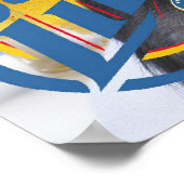 SCHNAUZER SLUIT MIJN BEER-KUNST NIET AAN POSTER (Hoek)