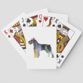 Schnauzer Speelkaarten (Achterkant)