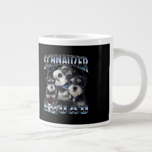 Schnauzer Squad - Bootleg Rap Style Grote Koffiekop