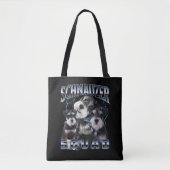 Schnauzer Squad - Bootleg Rap Style Tote Bag (Voorkant)