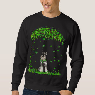 Schnauzer St Patricks Day Lover Irish Shamrock Dog Trui