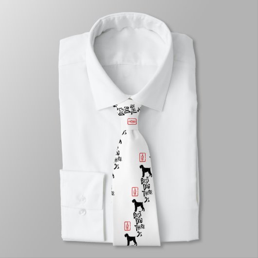 Schnauzer Stropdas (Gebonden)