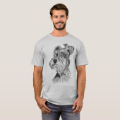 Schnauzer T-shirt (Voorkant volledig)