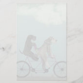 Schnauzer Tandem Briefpapier (Voorkant)