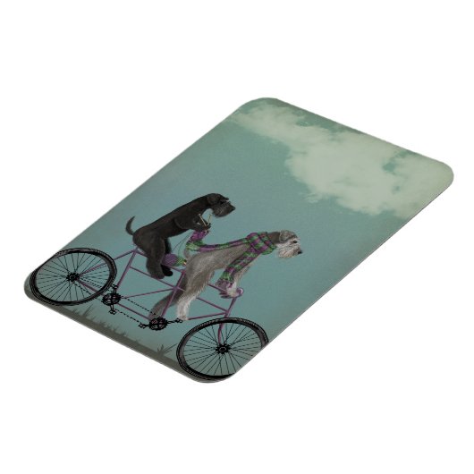 Schnauzer Tandem Magneet (Linkerzijde)