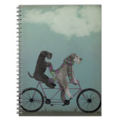 Schnauzer Tandem Notitieboek (Voorkant)