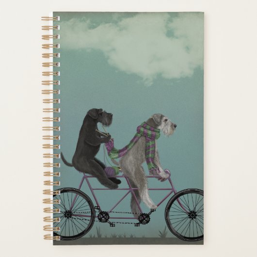 Schnauzer Tandem Planner (Voorkant)