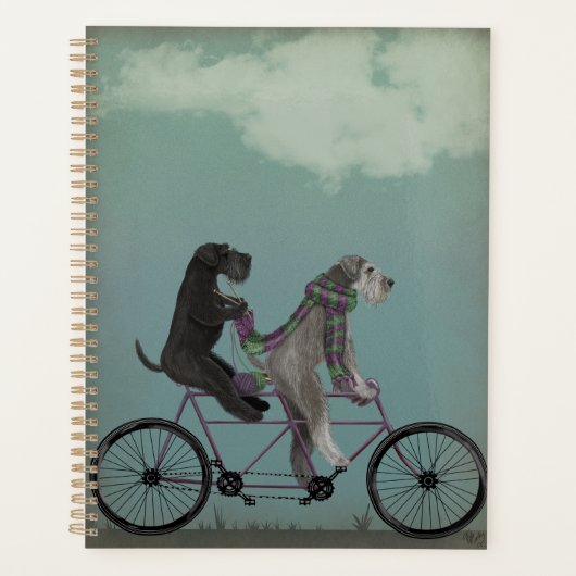 Schnauzer Tandem Planner (Voorkant)