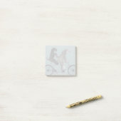 Schnauzer Tandem Post-it® Notes (Op bureau)