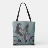 Schnauzer Tandem Tote Bag (Achterkant)