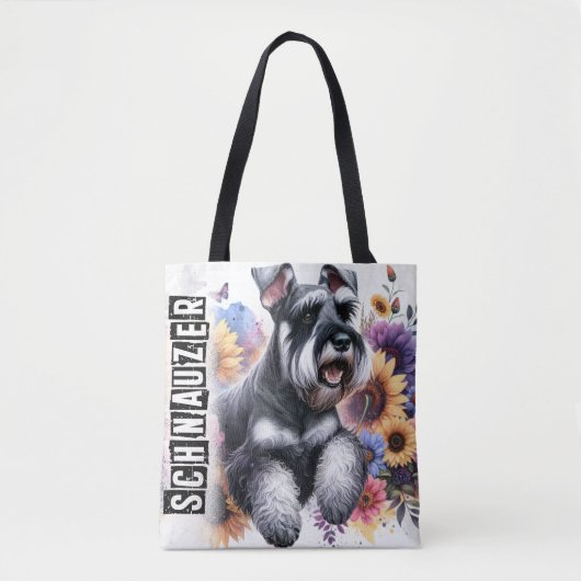 Schnauzer Tote Bag (Voorkant)
