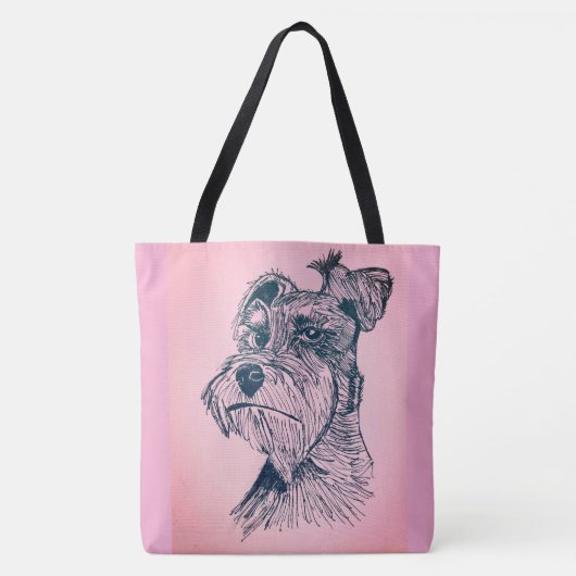 Schnauzer Tote Bag (Voorkant)
