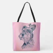 Schnauzer Tote Bag (Achterkant)
