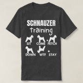 Schnauzer Training Schnauzer Hondentrucs 2 T-shirt (Design voorkant)