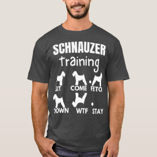 Schnauzer Training Schnauzer Hondentrucs 2 T-shirt