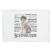 Schnauzer Traits Kussensloop (Voorkant)