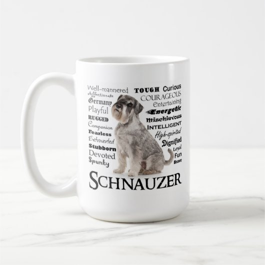 Schnauzer Traits Mok (Links)
