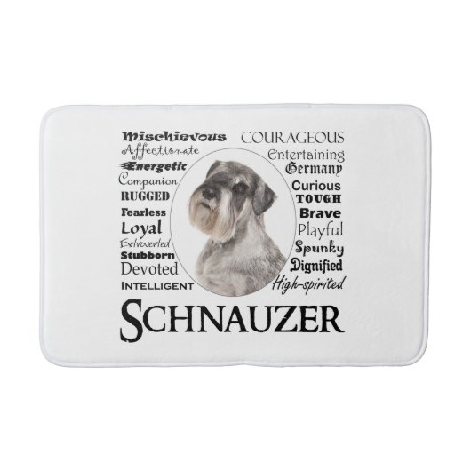 Schnauzer Traits Wiskunde Mat (Voorkant)