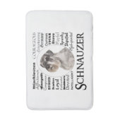 Schnauzer Traits Wiskunde Mat (Voorkant Verticaal)