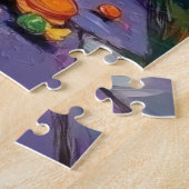 Schnauzer Trick-or-Treating in Halloween Costumes Legpuzzel (Zijkant)