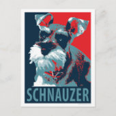 Schnauzer van Hope Dogs Briefkaart (Voorkant)