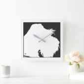 Schnauzer Vierkante Klok (Huis)