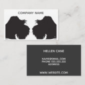 Schnauzer Visitekaartje (Voorkant / Achterkant)