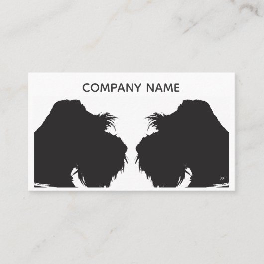 Schnauzer Visitekaartje (Voorkant)