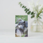 Schnauzer-Visitekaartjes Visitekaartje (Staand voorkant)